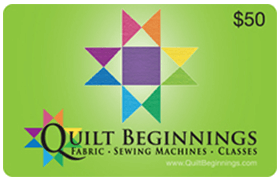 Quilt Beginnings Gift Cards