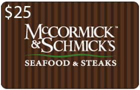 McCormick and Schmick's Seafood Gift Cards