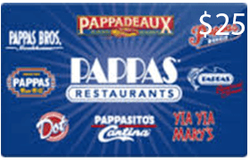 Pappas Restaurants Gift Cards