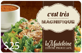 la Madeleine Gift Cards