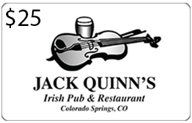 Jack Quinns Irish Pub & Restaurant Gift Cards