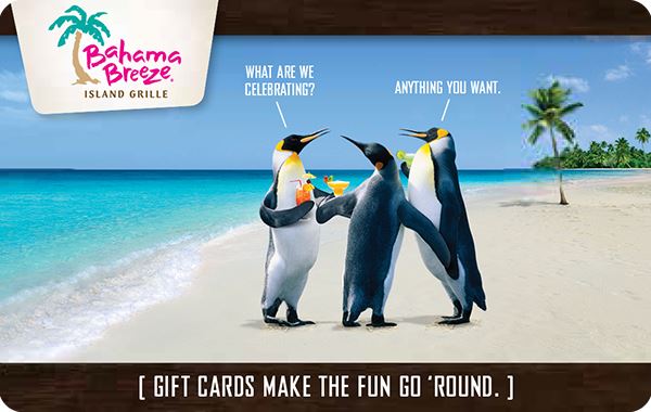 Bahama Breeze Gift Cards