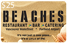 Beaches Restaurant and Bar Gift Cards