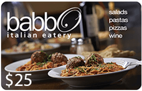 Babbo Italian Eatery Gift Cards