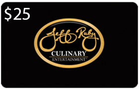 Jeff Ruby Culinary Entertainment Gift Cards