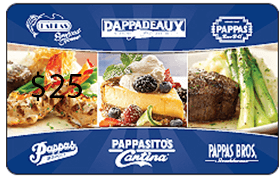 Pappadeaux Restaurant Gift Cards