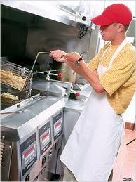 fifteen year old fast food job
