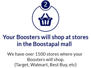 Boosters shop at their favorite stores